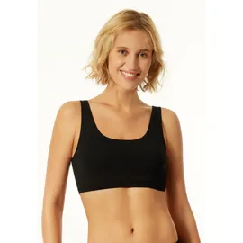 SCHIESSER Uncover by Schiesser Damen 2pack Bustier Unterwäsche, schwarz, S