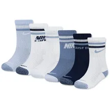 Nike NHN Super Soft Marl Micro Socken 6 Paar Blau 24-26,5