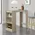 [en.casa] Bartisch Kouvola 110 x 50 x 103 cm Eiche-Optik Beige