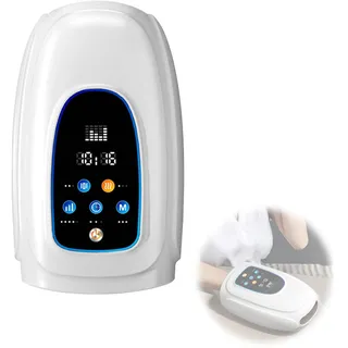 Elektrische Handmassagegeräte mit Wärme und Kompression, Wiederaufladbares Hand Massagegerät für Linderung von Arthritis und Karpaltunnelsyndrom, Handmassagegeräte für Männer und Frauen