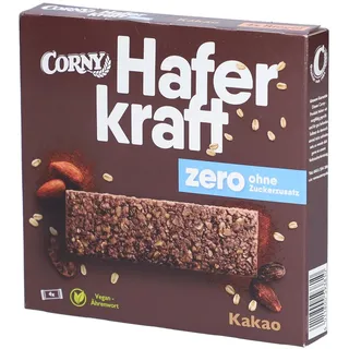 CORNY Haferkraft zero Kakao Müsliriegel 4 Riegel