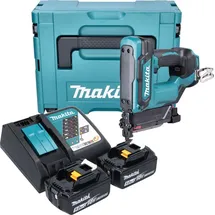 Makita DPT 353 RTJ Akku Stiftnagler 18 V 15 - 35 mm + 2 x 5,0 Ah Akkus + Ladegerät im Makpac