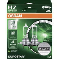 Osram Scheinwerferlampe H7 Durostar 2.0 2 Stück