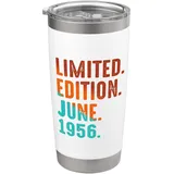 Limitierte Auflage, Juni 1956 Geburtstag Doppelwandiger Edelstahl-Thermobecher