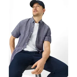 Brax Kurzarmhemd Blau 3XL