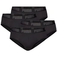 Puma Everyday Brief Men Herren Unterhose Pant Unterwäsche 4er Pack schwarz S