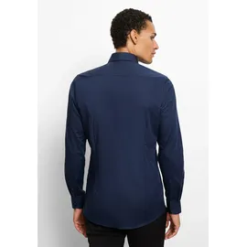 Olymp "OLYMP Level Five, body fit, Royal Kent", Herren, Gr. 38, Normaler Arm, marine, 97% Baumwolle, 3% Elastolefin, Hemden