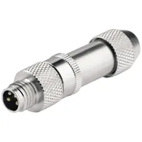 Weidmüller 1921040000 Sensor-/Aktor-Steckverbinder, unkonfektioniert M8 Stecker, gerade Polzahl: 4
