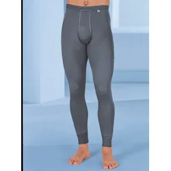 Lange Unterhose KUMPF, Herren, Gr. 8, grau, 100% Baumwolle, Unterhosen