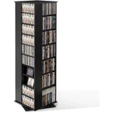 Vevor DVD-Drehregal Standregal 47,5 x 47,5 x 163,6 cm Schwarz