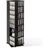 Vevor DVD-Drehregal Standregal 47,5 x 47,5 x 163,6 cm Schwarz