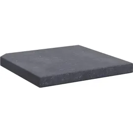 vidaXL Sonnenschirm-Gewichtsplatte Granit 25 kg Schwarz