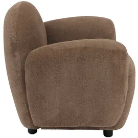 Mendler Sessel HWC-P33 Chenille 86 x 77 x 86 cm Braun