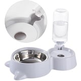 Beaupretty Automatischer Futterspender Für Hunde Wasserspender Für Katzen Trinkbrunnen Für Katzen Wassernapf Für Katzen Frischwasserspender Doppelter Futternapf Für Hunde Und Katzen