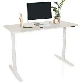 HJH Office Schreibtisch STAND PRO Weiß