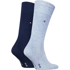 Tommy Hilfiger Classic Socken 2er Pack Blau/Hellblau 43-46