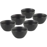 Spetebo Müslischale Schwarz 6-tlg.