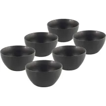 Spetebo Müslischale Schwarz 6-tlg.