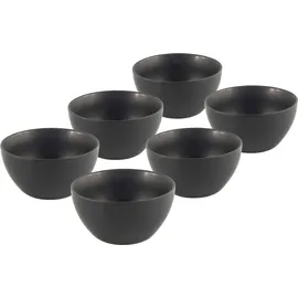 Spetebo Müslischale Schwarz 6-tlg.