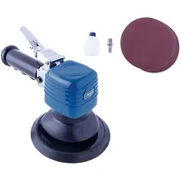 SCHEPPACH Druckluft-Exzenterschleifer Ø 150 mm 5x Schleifpapier + Öl-Fläschchen