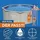 BESTWAY Hydrium Stahlwandpool Komplett-Set Ø 360 x 120 cm inkl. Sandfilteranlage