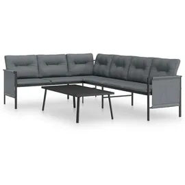 vidaXL Garten-Lounge-Set 2-tlg. anthrazit