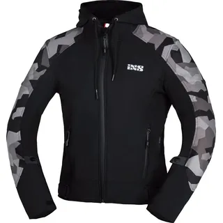 IXS Moto Camo Textiljacke Schwarz/Mehrfarbig L