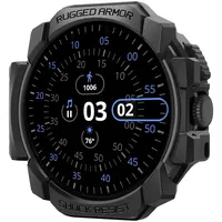 SPIGEN Rugged Armor matte black / Google Pixel Watch 3 (41mm)