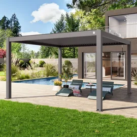 primeyard Pergola 4 x 4 m Grau