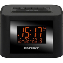 Karcher DAB 2420 Digitalradio (DAB) (Digitalradio (DAB), FM-Tuner mit RDS, 2 W) schwarz
