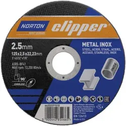 CLIPPER Trennscheibe Metall-Inox A30S-125x2.5x22.23mm