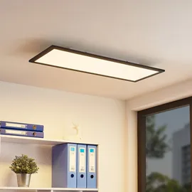 LINDBY Nelios 1 LED-Panel 80 x 30 cm schwarz