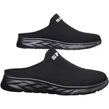 Hausschuhe Herren 44 Slip-On-Sicherheits Orthopädische Schwarz Freizeitschuhe Weichen Bequem Gesundheitsschuhe Atmungsaktive Sportschuhe Breite Füße Schlupfschuhe Alltagsleben Sommerschuhe - 43 EU