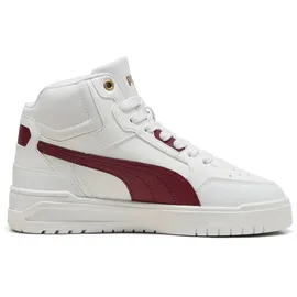 Puma Shuffle Downtown Mid Kinder Weiß/Rot/Gold 38