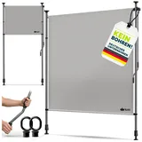 tillvex Klemmmarkise 120 x 310 cm grau