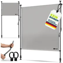 tillvex Klemmmarkise 120 x 310 cm grau