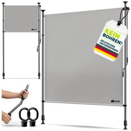 tillvex Klemmmarkise 120 x 310 cm grau