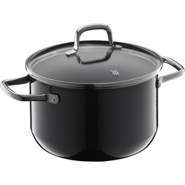 WMF Fusiontec Essential Kochtopf mit Deckel, 20 cm, Black