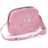 Bayer Chic 2000 - Wickeltasche für Puppen, Puppenwickeltasche, Puppenzubehör, Puppentasche, Bärchen, rosa, ca. 27 x 9 x 22 cm