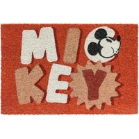 Grupo Erik Kokosmatte Fußmatte Disney Mickey Mouse Jubiläum - Schmutzfangmatte 40x60 cm - Schmutzfangmatte für innen und außen
