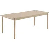 Muuto Linear Wood 200 x 90 cm, eiche