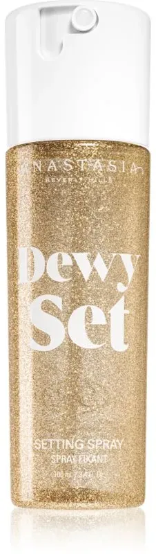 Anastasia Beverly Hills Dewy Set Setting Spray aufhellender Nebel für das Gesicht mit Duft Coconut & Vanilla 100 ml