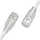 Wantec Patchkabel UTP CAT6a 1,50m Weiß