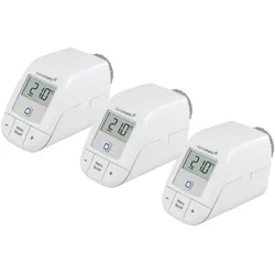 HOMEMATIC IP Smart-Home-Steuerelement "Heizkörperthermostat – basic 3er Set", weiß, B:22cm H:14cm T:30cm, Smart-Home-Stationen