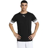 Puma Teamrise Jersey Shirt, Puma Black-smoked Pearl-puma White, XXL