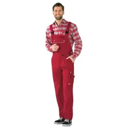 Latzhose 2137 rot/rot, Größe 56 - rot/rot - 56