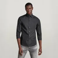 G-Star Dressed Super Slim Langarmhemd Dark Black S