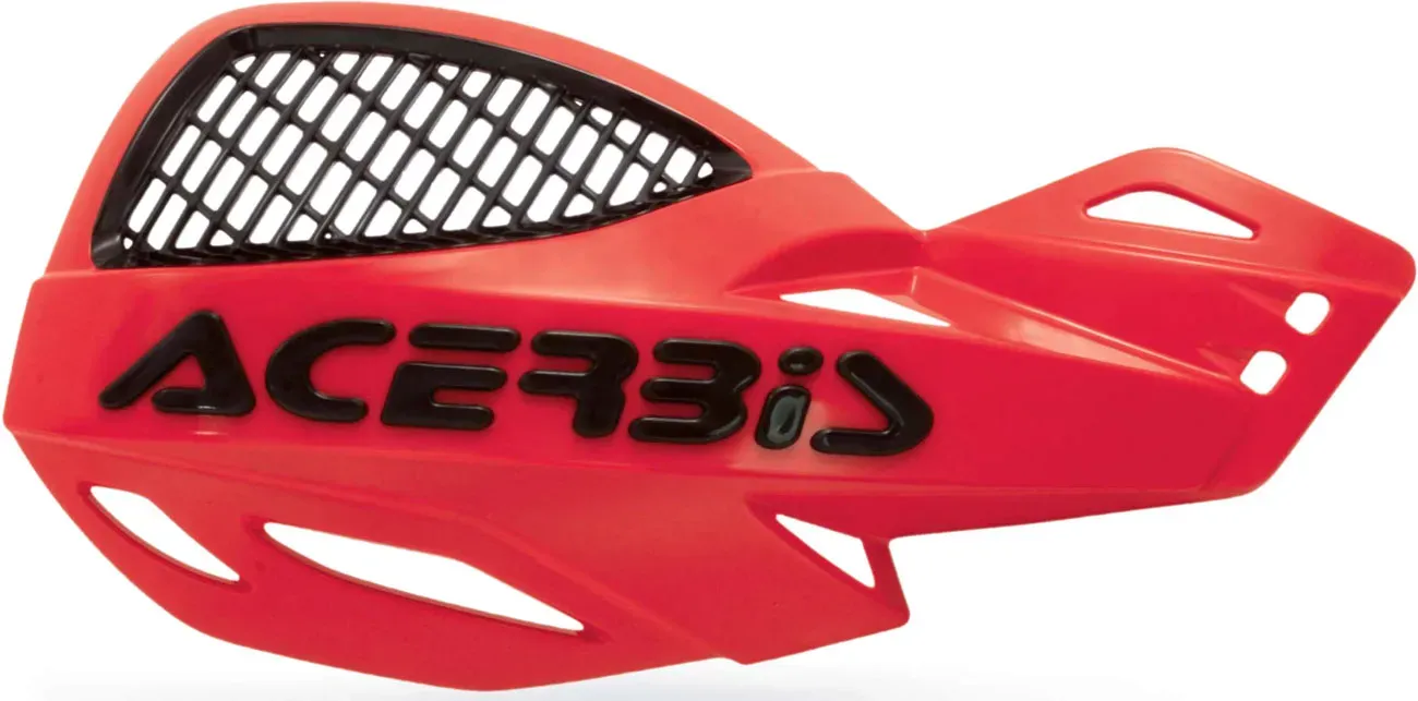 Acerbis MX Uniko Vented, Handguards - Rouge/Noir