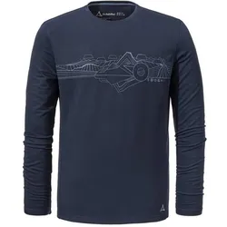 SCHÖFFEL Herren Shirt Longsleeve Kasos M, navy blazer, 50