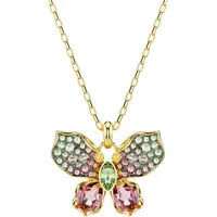 Swarovski Kette mit Anhänger Idyllia Mehrfarbig / Gold / Kristall